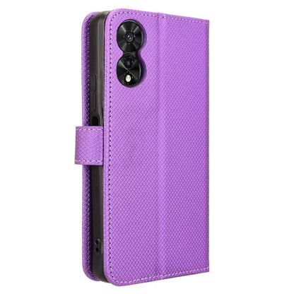 For TCL 50 SE Wallet Phone Case Diamond Texture PU Leather Flip Cover