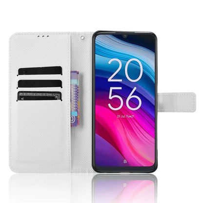 For TCL 50 SE Wallet Phone Case Diamond Texture PU Leather Flip Cover