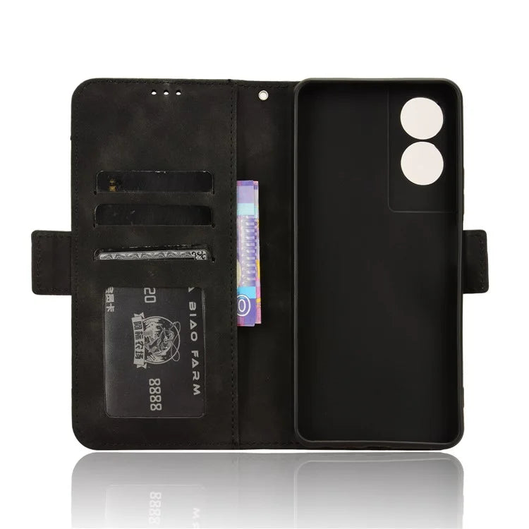 For TCL 50 SE Case PU Leather Multiple Card Slots Shockproof Flip Phone Cover