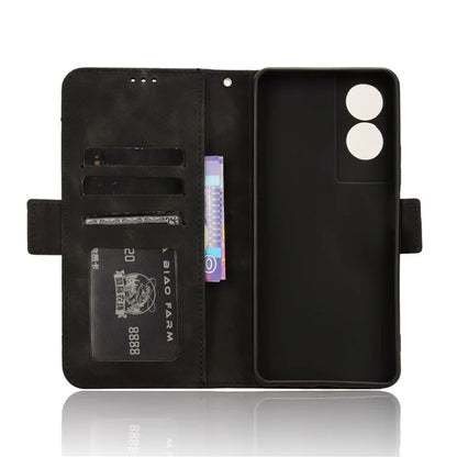 For TCL 50 SE Case PU Leather Multiple Card Slots Shockproof Flip Phone Cover