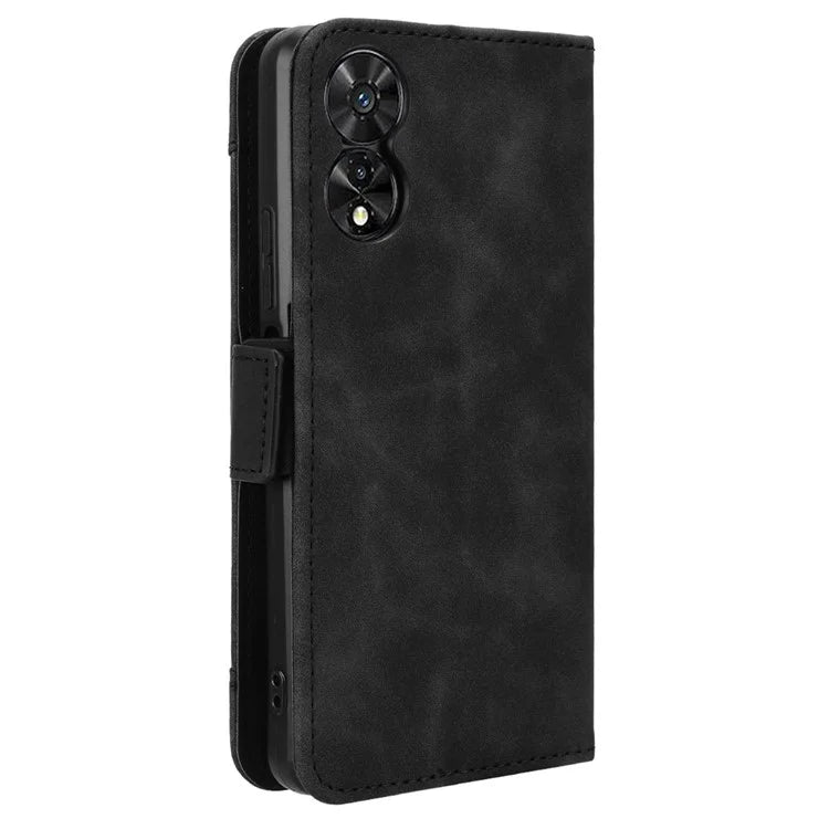 For TCL 50 SE Case PU Leather Multiple Card Slots Shockproof Flip Phone Cover