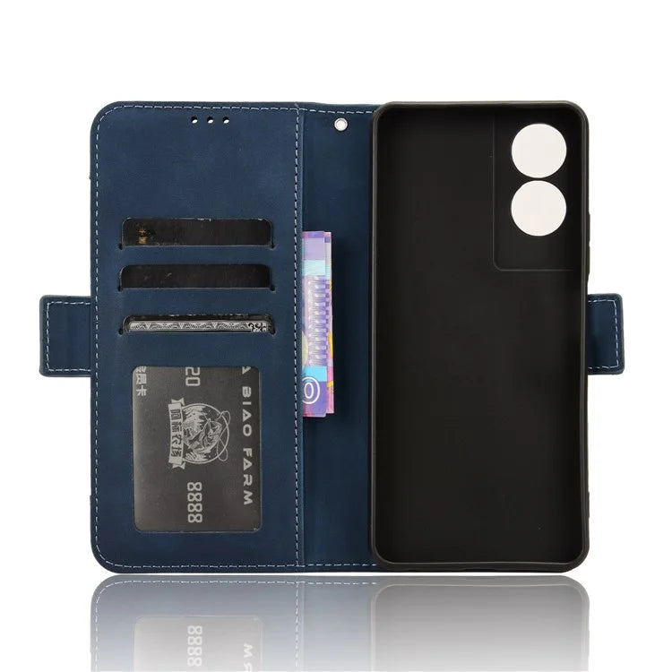 For TCL 50 SE Case PU Leather Multiple Card Slots Shockproof Flip Phone Cover