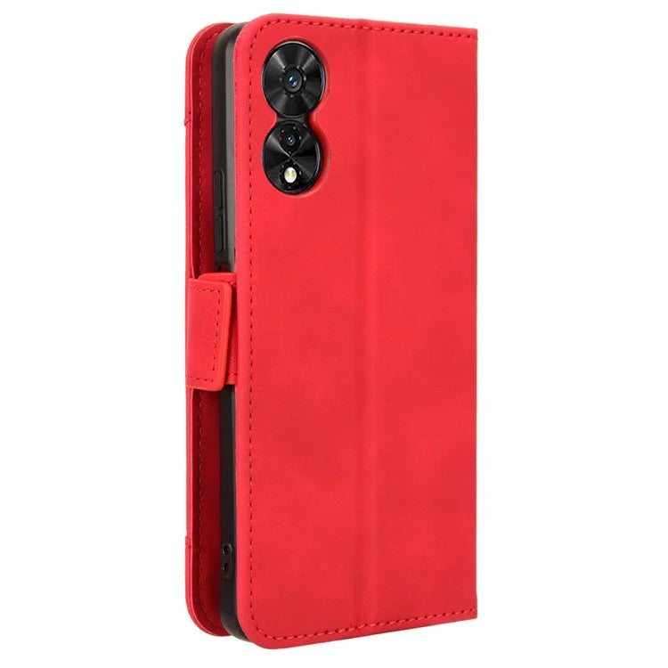 For TCL 50 SE Case PU Leather Multiple Card Slots Shockproof Flip Phone Cover