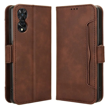 For TCL 50 SE Case PU Leather Multiple Card Slots Shockproof Flip Phone Cover