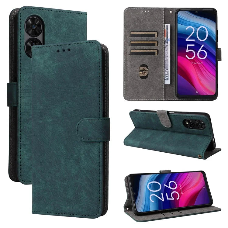 For TCL 50 SE Case RFID Blocking Wallet PU Leather Stand Phone Cover