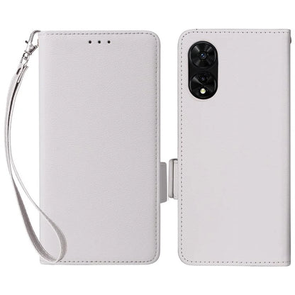 For TCL 50 SE Case Litchi Texture PU Leather Horizontal Viewing Stand Phone Cover