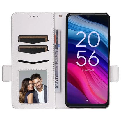 For TCL 50 SE Case Litchi Texture PU Leather Horizontal Viewing Stand Phone Cover