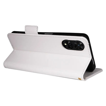 For TCL 50 SE Case Litchi Texture PU Leather Horizontal Viewing Stand Phone Cover
