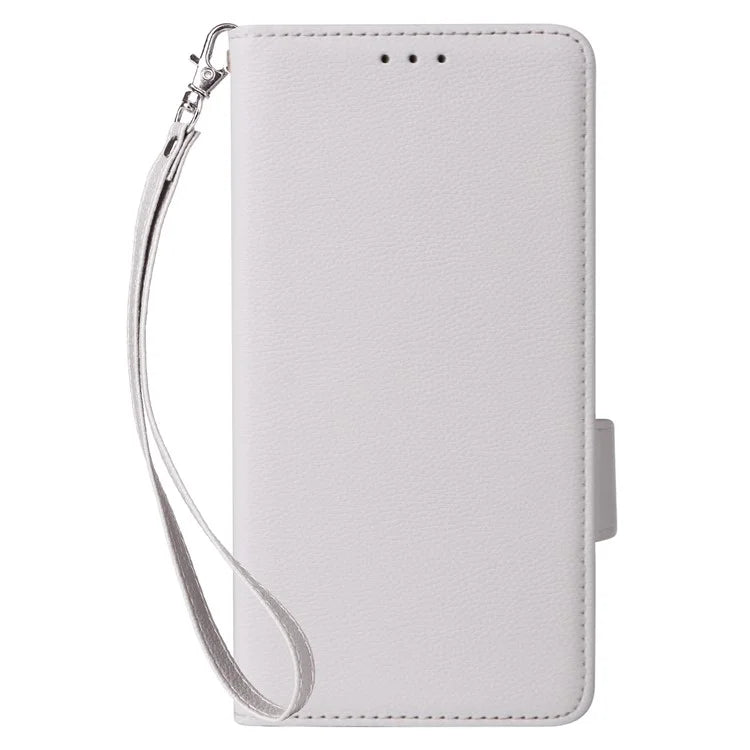 For TCL 50 SE Case Litchi Texture PU Leather Horizontal Viewing Stand Phone Cover