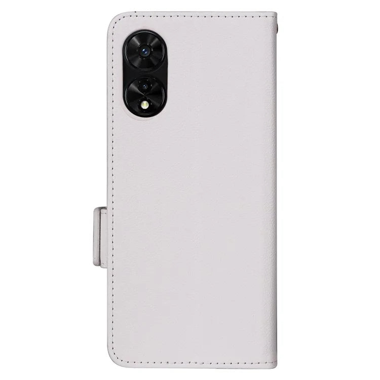 For TCL 50 SE Case Litchi Texture PU Leather Horizontal Viewing Stand Phone Cover