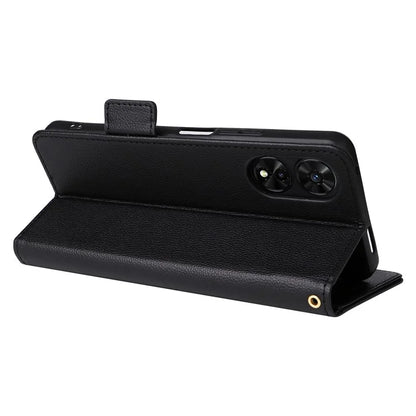 For TCL 50 SE Case Litchi Texture PU Leather Horizontal Viewing Stand Phone Cover