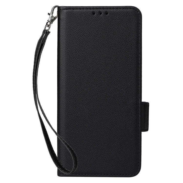 For TCL 50 SE Case Litchi Texture PU Leather Horizontal Viewing Stand Phone Cover