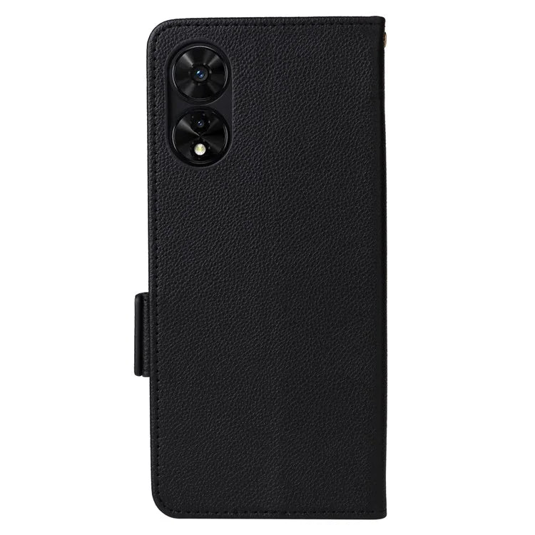 For TCL 50 SE Case Litchi Texture PU Leather Horizontal Viewing Stand Phone Cover