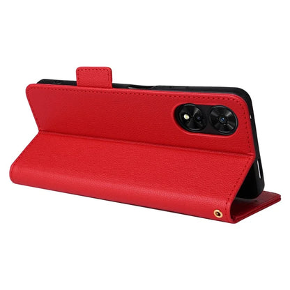For TCL 50 SE Case Litchi Texture PU Leather Horizontal Viewing Stand Phone Cover