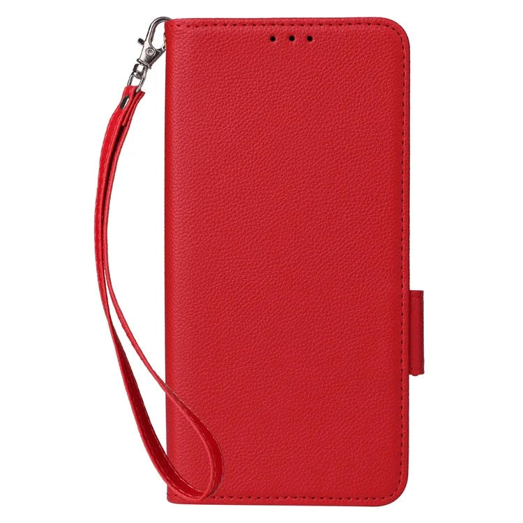For TCL 50 SE Case Litchi Texture PU Leather Horizontal Viewing Stand Phone Cover