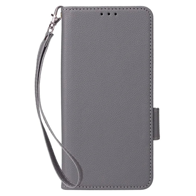 For TCL 50 SE Case Litchi Texture PU Leather Horizontal Viewing Stand Phone Cover
