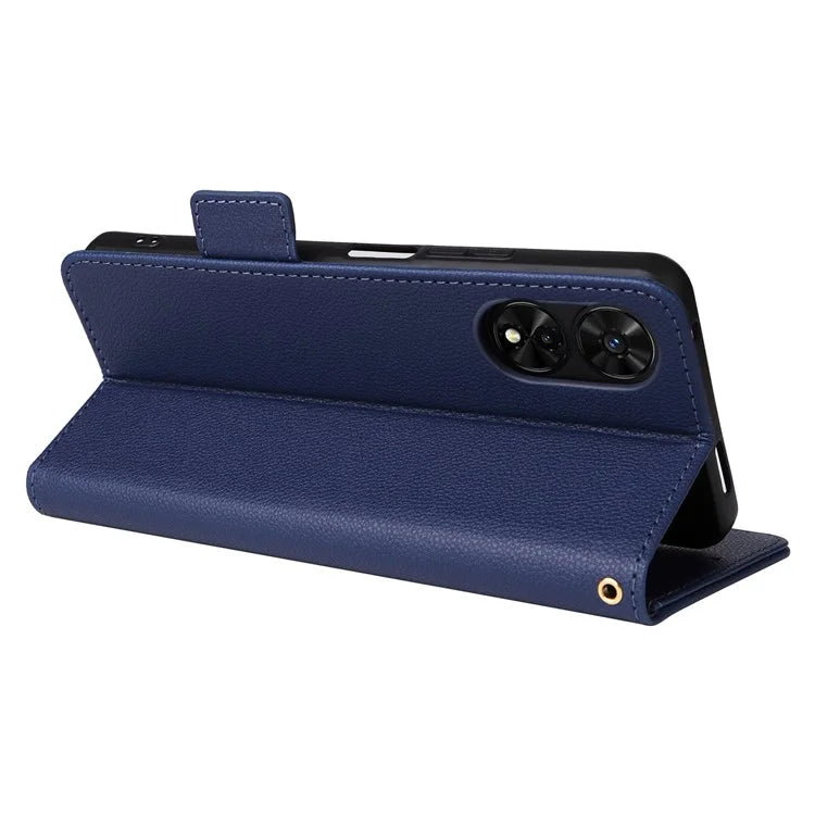 For TCL 50 SE Case Litchi Texture PU Leather Horizontal Viewing Stand Phone Cover