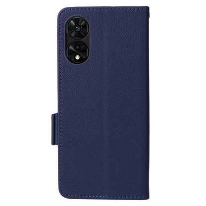 For TCL 50 SE Case Litchi Texture PU Leather Horizontal Viewing Stand Phone Cover