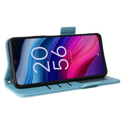 For TCL 50 SE Case Litchi Texture PU Leather Horizontal Viewing Stand Phone Cover