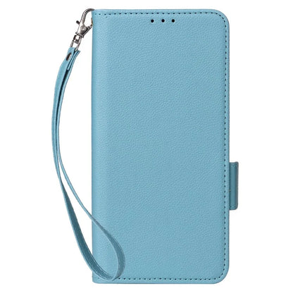 For TCL 50 SE Case Litchi Texture PU Leather Horizontal Viewing Stand Phone Cover
