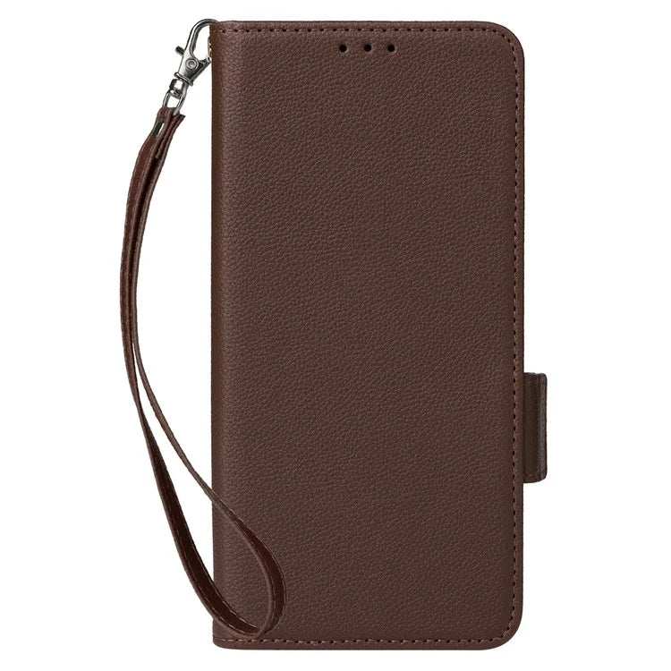 For TCL 50 SE Case Litchi Texture PU Leather Horizontal Viewing Stand Phone Cover
