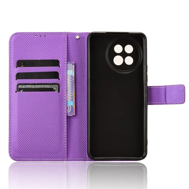 For Xiaomi Civi 4 Pro 5G / 14 Civi 5G Wallet Phone Stand Case Diamond Texture PU Leather Flip Phone Cover