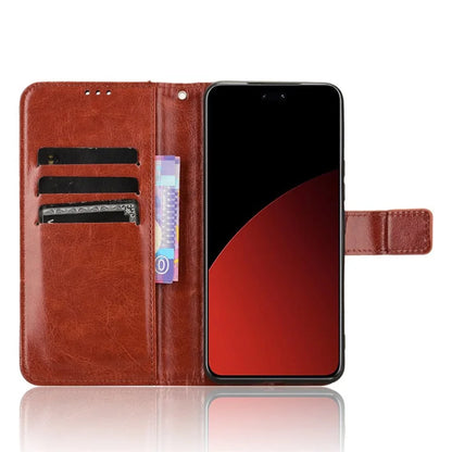 For Xiaomi Civi 4 Pro 5G / 14 Civi 5G Wallet Case Crazy Horse Texture Folding Stand Leather Phone Cover