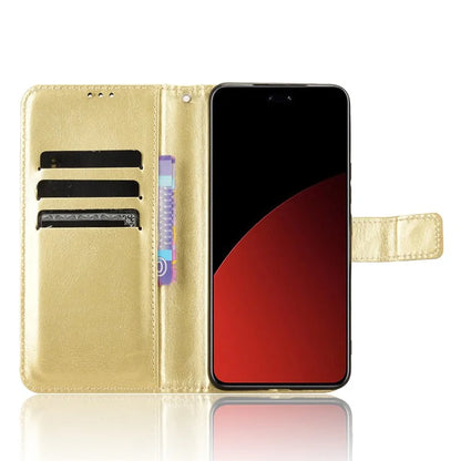 For Xiaomi Civi 4 Pro 5G / 14 Civi 5G Wallet Case Crazy Horse Texture Folding Stand Leather Phone Cover