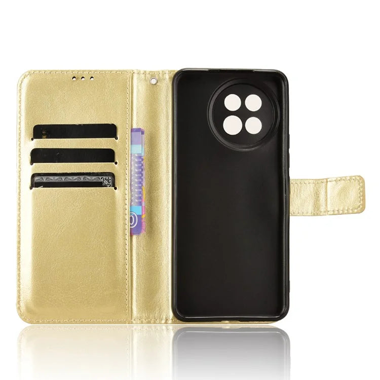 For Xiaomi Civi 4 Pro 5G / 14 Civi 5G Wallet Case Crazy Horse Texture Folding Stand Leather Phone Cover