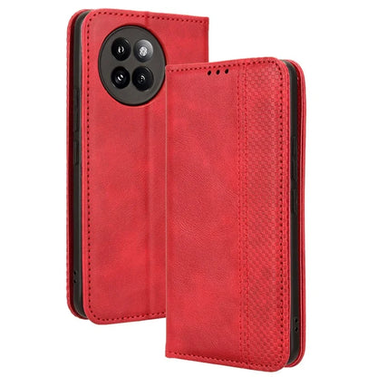 For Xiaomi Civi 4 Pro 5G / 14 Civi 5G PU Leather Phone Case Magnetic Stand Cover Retro Texture