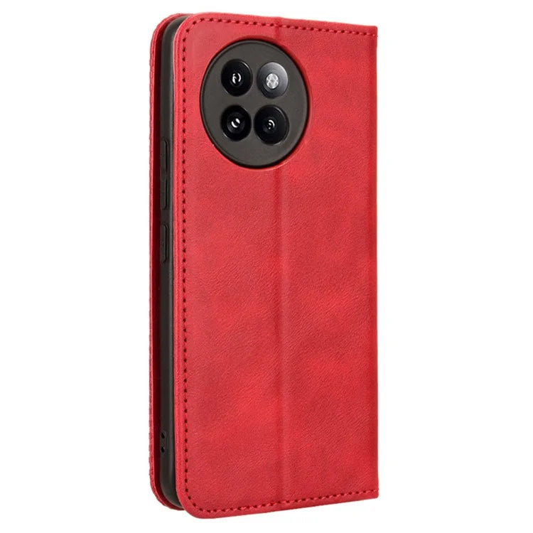 For Xiaomi Civi 4 Pro 5G / 14 Civi 5G PU Leather Phone Case Magnetic Stand Cover Retro Texture