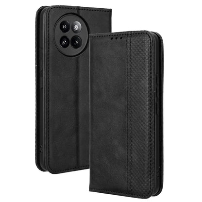 For Xiaomi Civi 4 Pro 5G / 14 Civi 5G PU Leather Phone Case Magnetic Stand Cover Retro Texture