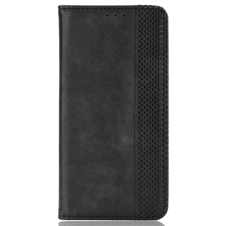 For Xiaomi Civi 4 Pro 5G / 14 Civi 5G PU Leather Phone Case Magnetic Stand Cover Retro Texture