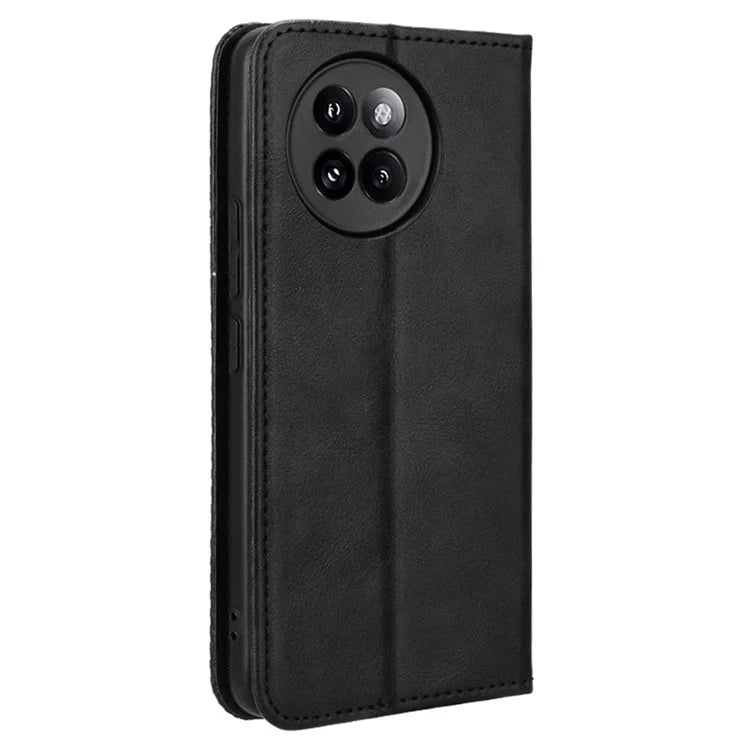 For Xiaomi Civi 4 Pro 5G / 14 Civi 5G PU Leather Phone Case Magnetic Stand Cover Retro Texture