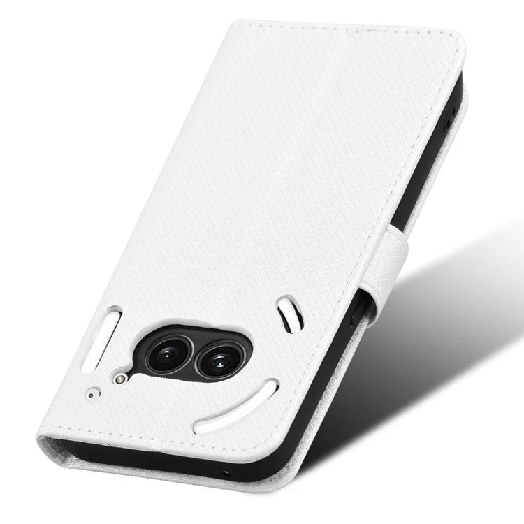 For Nothing Phone (2a) Wallet Case Diamond Texture PU Leather Protective Phone Cover