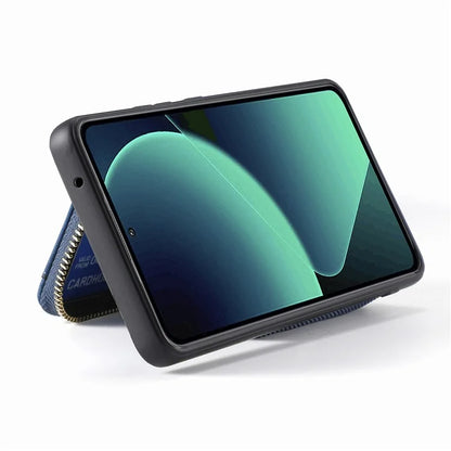 D3 For Xiaomi 13T / 13T Pro / K60 Ultra Case PU+TPU+PC Phone Cover with Zipper Wallet