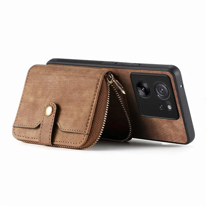 D3 For Xiaomi 13T / 13T Pro / K60 Ultra Case PU+TPU+PC Phone Cover with Zipper Wallet