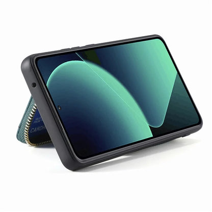 D3 For Xiaomi 13T / 13T Pro / K60 Ultra Case PU+TPU+PC Phone Cover with Zipper Wallet