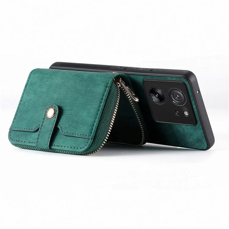 D3 For Xiaomi 13T / 13T Pro / K60 Ultra Case PU+TPU+PC Phone Cover with Zipper Wallet