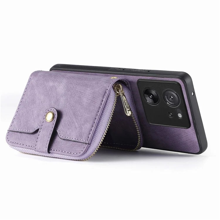D3 For Xiaomi 13T / 13T Pro / K60 Ultra Case PU+TPU+PC Phone Cover with Zipper Wallet