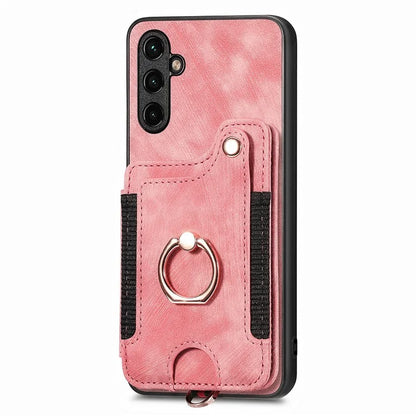 D4 For Samsung Galaxy A35 5G Case RFID Blocking Card Slots Protective Shell