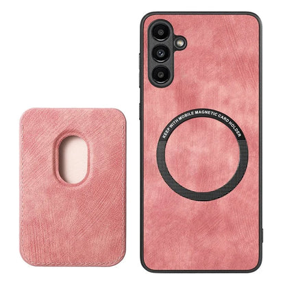 D12 For Samsung Galaxy A55 5G Case Leather+TPU Magnetic Card Holder Phone Back Cover