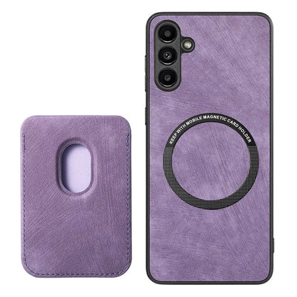 D12 For Samsung Galaxy A55 5G Case Leather+TPU Magnetic Card Holder Phone Back Cover