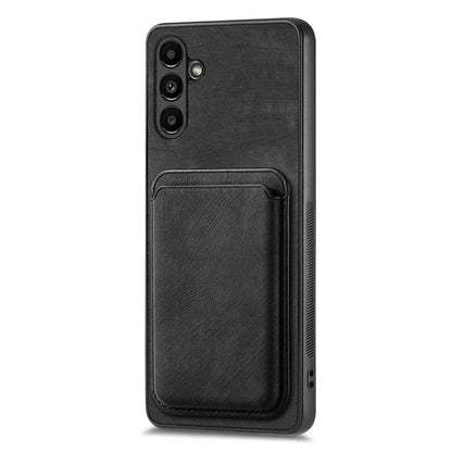 D12 For Samsung Galaxy A55 5G Case Leather+TPU Magnetic Card Holder Phone Back Cover