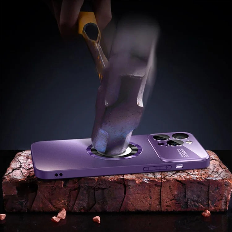 For iPhone 15 Pro Slim Case Compatible with MagSafe Hard PC Phone Case