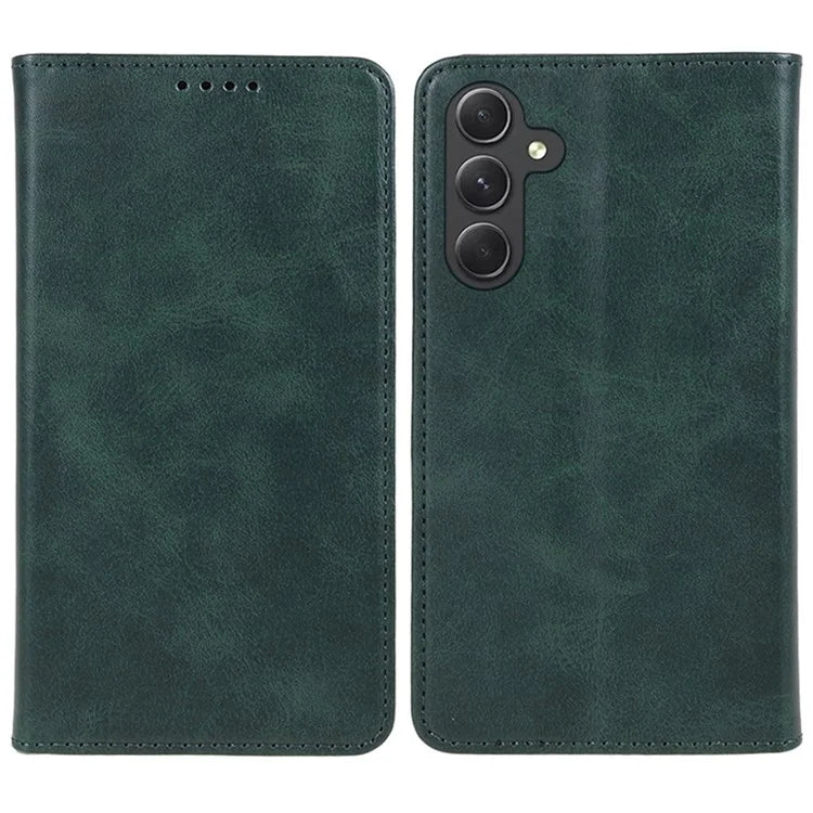 For Samsung Galaxy M55 5G / C55 5G / F55 5G Case Calf Texture PU Leather Wallet Business Phone Cover