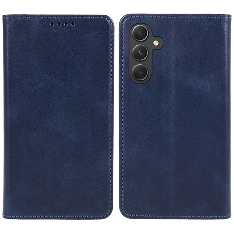 For Samsung Galaxy M55 5G / C55 5G / F55 5G Case Calf Texture PU Leather Wallet Business Phone Cover