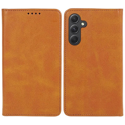 For Samsung Galaxy M55 5G / C55 5G / F55 5G Case Calf Texture PU Leather Wallet Business Phone Cover