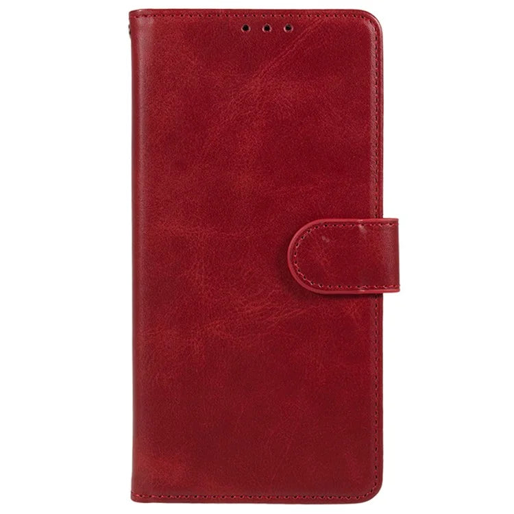 For Samsung Galaxy M55 5G / C55 5G / F55 5G Case Calf Texture Magnetic Clasp Leather Wallet Phone Cover