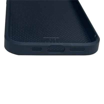 For iPhone 12 Pro Max Case Anti-Scratch Down Jacket PU Leather+TPU Phone Cover